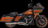 27345 Kompletný výfuk Supersport 2-1 brúsená nerez, Harley-Davidson Touring (17-26)