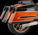 27345 Kompletný výfuk Supersport 2-1 brúsená nerez, Harley-Davidson Touring (17-26)