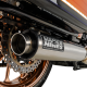 27345 Kompletný výfuk Supersport 2-1 brúsená nerez, Harley-Davidson Touring (17-26)