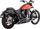 46079 Kompletný výfuk Big Radius 2-2 čierna, Harley-Davidson Softail (86-09)