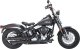 46341 Výfukové koncovky Twin Slash 3" čierna, Harley-Davidson Softail (10-17)
