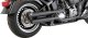 46343 Výfukové koncovky Twin Slash 3" čierna, Harley-Davidson Softail (10-17)