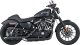 46361 Výfukové koncovky Twin Slash 3" čierna, Harley-Davidson Sportster (14-22)