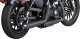 46361 Výfukové koncovky Twin Slash 3" čierna, Harley-Davidson Sportster (14-22)