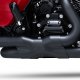 46371 Zvody výfuku Power Duals čierna, Harley-Davidson Touring (17-25)