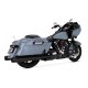 46371 Zvody výfuku Power Duals čierna, Harley-Davidson Touring (17-25)