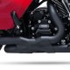 46371 Zvody výfuku Power Duals čierna, Harley-Davidson Touring (17-25)