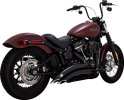 46377 Kompletný výfuk Big Radius 2-2 čierna, Harley-Davidson Softail (18-26)