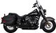 46379 Výfukové koncovky Twin Slash 3" čierna, Harley-Davidson Softail (18-24)