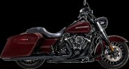 46672 Výfukové koncovky Twin Slash Round čierna, Harley-Davidson Touring (17-26)
