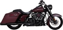 46674 Výfukové koncovky Torquer 450 čierna, Harley-Davidson Touring (17-26)