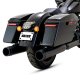 46674 Výfukové koncovky Torquer 450 čierna, Harley-Davidson Touring (17-26)