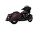 46676 Výfukové koncovky Torquer 450 čierna s obrobenými hranami, Harley-Davidson Touring (17-26)