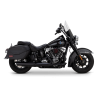 46750 Výfuková koncovka Softail Twin Slash Round čierna, Harley-Davidson Softail (25-26)