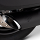 46750 Výfuková koncovka Softail Twin Slash Round čierna, Harley-Davidson Softail (25-26)