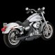 46838 Výfukové koncovky Twin Slash 3" čierna, Harley-Davidson Dyna (91-09)