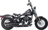 46842 Výfukové koncovky Twin Slash 3" čierna, Harley-Davidson Softail (07-09)