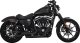 46884 Kompletný výfuk Mini Grenades čierna, Harley-Davidson Sportster (04-13)