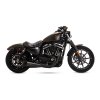 47328 Kompletný výfuk Stainless 2-1 Upsweep čierna nerez, Harley-Davidson Sportster (14-22)