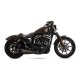 47328 Kompletný výfuk Stainless 2-1 Upsweep čierna nerez, Harley-Davidson Sportster (14-22)