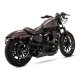 47328 Kompletný výfuk Stainless 2-1 Upsweep čierna nerez, Harley-Davidson Sportster (14-22)