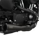 47328 Kompletný výfuk Stainless 2-1 Upsweep čierna nerez, Harley-Davidson Sportster (14-22)
