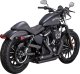 47329 Kompletný výfuk Shortshots Staggered čierna, Harley-Davidson Sportster (14-22)