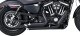 47329 Kompletný výfuk Shortshots Staggered čierna, Harley-Davidson Sportster (14-22)