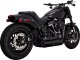 47333 Kompletný výfuk Shortshots Staggered čierna, Harley-Davidson Softail (18-24)