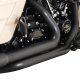 47351 Zvody výfuku Dresser Duals čierna, Harley-Davidson Touring (17-25)