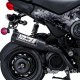 48241 Výfuková koncovka Navi Upsweep čierna, Honda Navi (22-24)