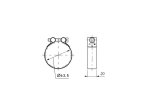 G95LA006 Objímka výfuku Ø 63,5 mm