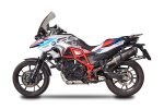 GBM0503DOM Výfuková koncovka Force Dark Style, BMW F 700 GS (12-16), F 800 GS (08-18), F 800 GS Adventure (13-18)