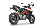 GDU1808TOM Výfukové koncovky Grid-O pod sedlo titán, Ducati Hypermotard 950, Hypermotard 950 SP (19-24)