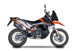 GHU0601BOM Výfuková koncovka Fighter Evo čierna, Husqvarna Norden 901 (22-26), KTM 890 Adventure, 890 Adventure R (21-26), 790 Adventure, 790 Adventure R (19-26)