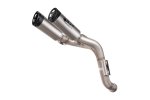 GKT0120TOMN Výfukové koncovky Dyno čierne krytky, pod sedlo titán, KTM 1290 Super Duke R, 1290 Super Duke R Evo (20-23), 1390 Super Duke R, 1390 Super Duke R Evo (24-26)