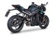 GTR0501T Výfukový systém 3/4 racing Grid-O titán, Triumph Street Triple (17-22)