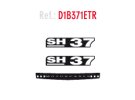 Nálepky D1B371ETR pre SH37