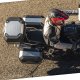 Bočné kufre na motorku TR27 D0TR27100 čierne (pár)