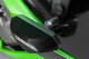 Sada padákov na rám STP.08.590.11100/B čierna, Kawasaki Ninja ZX-6R 636 (13-23)