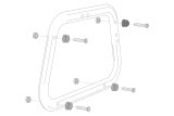 Sada adaptérov pre nosič EVO KFT.00.152.22500/B čierna
