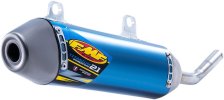 025209 Výfuková koncovka Powercore 2.1 titán, modrý elox, Husqvarna TC 250 (17-18), TE 250 (17-18) a ďalšie
