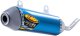 025209 Výfuková koncovka Powercore 2.1 titán, modrý elox, Husqvarna TC 250 (17-18), TE 250 (17-18) a ďalšie