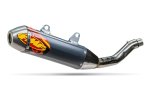 041624 Výfuková koncovka Powercore 4 HEX hliník, sivý elox, Honda CRF250F (19-25), CRF300F (26-27)