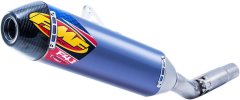 043365 Výfuková koncovka Factory 4.1 RCT titán, modrý elox, karbónové viečko, Suzuki RMZ450 (18-27)