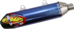 045561 Výfuková koncovka Factory 4.1 RCT titán, modrý elox, karbónové viečko, KTM 250 SX-F (09-15), 250 XC-F (09-15) a ďalšie