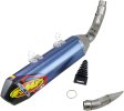 045629 Výfuková koncovka Factory 4.1 RCT titán, modrý elox, karbónové viečko, KTM 350 SX-F (19-22), 350 XC-F (19-22) a ďalšie