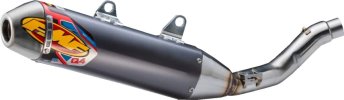045712 Výfuková koncovka Q4 HEX hliník, sivý elox, Ducati DESMO450 EDX (26), DESMO450 MX (26)