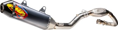 045715 Kompletný výfukový systém Factory 4.1 RCT hliník, sivý elox, karbónové viečko, nerezové koleno, Ducati DESMO450 EDX (26), DESMO450 MX (26)