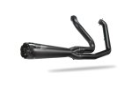 ZHD011S00SAO-B Kompletný výfukový systém 2-1 Euro 4/5, čierny Cerakote, Harley-Davidson Breakout 117 (17-24), Fat Boy (17-24)